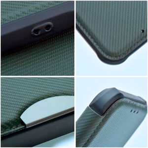 RAZOR Book IPHONE 16 Plus:lle tummanvihreä