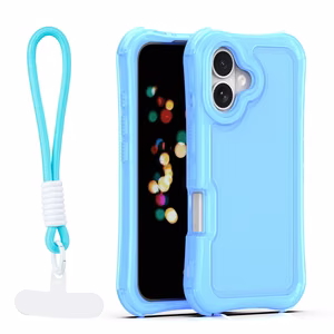 Safepop suojakuori hihnalla iPhone 16 6,1" sininen
