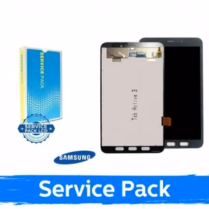 LCD-näyttö yhteensopiva Samsung T570 / T575 Tab Active 3 musta (Service Pack)