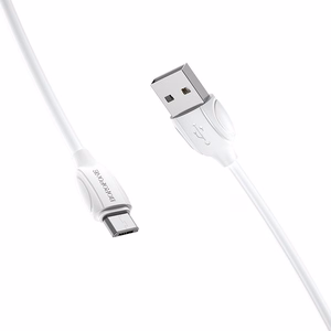 USB-kaapeli Borofone BX19 USB-A – MicroUSB 1,0 m valkoinen