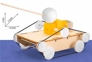 Wooden Assembly Advanced Science Lab Kit, 5in1 STEM Educational Toys