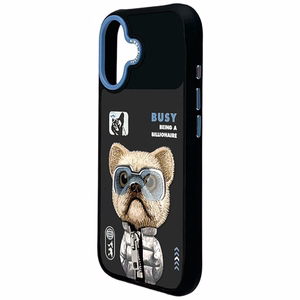 Nimmy Cool&Cute 2.0 Nag Suojakuori iPhone 17:lle - Musta
