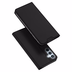 Dux Ducis Skin Pro suojakuori Samsung Galaxy A54 5G:lle läppäsuojus korttilokerolla lompakko jalusta musta
