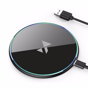 Wozinsky WLI-01Y 15W Qi Induktiivislaturi USB-C Kaapelilla - Musta