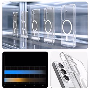 Spigen Ultra Hybrid Mag MagSafe Case for Samsung Galaxy S26+ - Clear and White