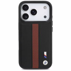 BMW M Perforated Stripe Logo MagSafe Suojakuori iPhone 17 Pro:lle - Punainen