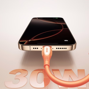 Joyroom S-A59 Vibrant Series 30W USB-C - Lightning Kaapeli 1,2m - oranssi