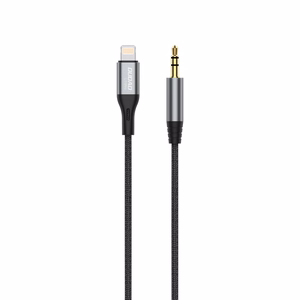 Audio adapter Dudao (L11 Pro) from "lightning" į 3,5mm grey