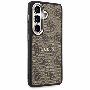 Guess case 4G Embossed Ring MagSafe for Samsung Galaxy S26 Plus brown