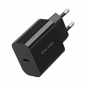 Blavec Wall charger BC-9 - Type C - PD 20W 3A with Type C to Type C cable (TCBC9-CB203A+CC) black