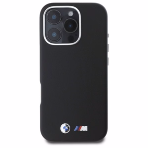 BMW M Smooth Full Wrapped Metal MagSafe Suojakuori iPhone 16 Pro:lle - musta
