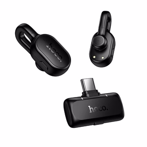 Langaton solmiomikrofoni Hoco L27, USB C, musta