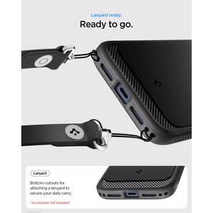 Spigen Rugged Armor MagSafe -suojakuori iPhone 17 Pro Max / 18 Pro Max -malleille, mattamusta