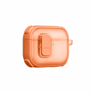 AmazingThing Titan Pro Mag Case Clear Suojakuori AirPods Pro 3 -kuulokkeille - oranssi