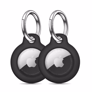Tech-Protect Rough 2 kpl suojakuori Apple AirTag -laitteelle - musta