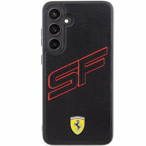 Ferrari Big SF perforoitu suojakuori Samsung Galaxy S24+:lle - musta