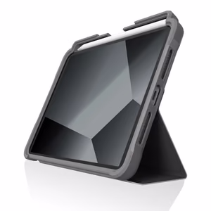 STM Dux Plus vahvistettu suojakuori Apple Pencil -pidikkeellä iPad mini (A17 Pro, 2024)- ja iPad mini 6 (2021) -malleille, MIL-STD-810H, musta