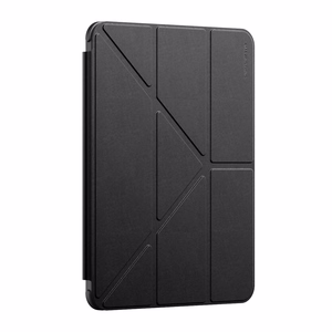 AmazingThing Titan Pro -suojakuori iPad A16 11" -mallille 720° kääntyvällä telineellä ja kynätelineellä, musta