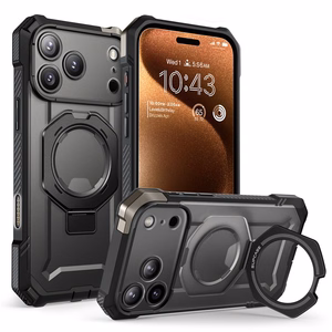 Supcase UB Grip Mag MagSafe Suojakuori iPhone 17 Pro Max:lle - Musta
