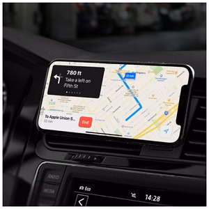 Popsockets Car Vent 2 + PopGrip pidike - musta