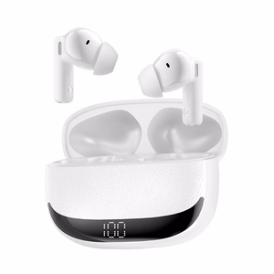 BWOO Bluetooth-kuulokkeet BW40 TWS ANC LCD-näytöllä valkoinen
