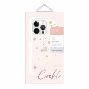 Uniq Coehl Aster kotelo iPhone 14 Pro Max - vaaleanpunainen