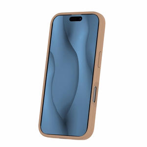 Silicone Thin Mag case for iPhone 16 6,1" brown