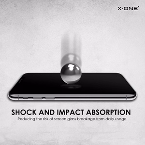 X-ONE Full Cover Extra Strong Matte - for iPhone 15 Pro tempered glass 9H