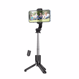 Selfie-tikku Hoco K17 Mini jalustana musta