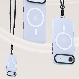 Benks Magneettinen Lucid Armor Suojakuori (C068) iPhone 17 Airille sininen (Camera Control Button)