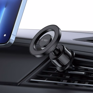 Tech-Protect N51 auton puhelinteline MagSafella ilmanvaihtoaukkoon - musta