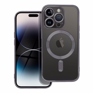 Suojakuori iPhone 14 PRO:lle Electro Mag Cover yhteensopiva MagSafe-version kanssa musta