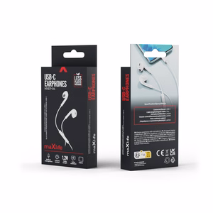 Maxlife wired earphones MXEP-04 USB-C white