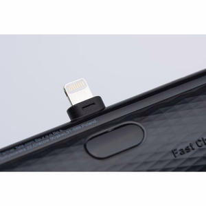 Ulkoinen akku Forcell F-Energy Power Plug F5K3 PD 20W 5000 mAh sisäänrakennetulla Lightning-liittimellä musta