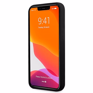 Karl Lagerfeld KLHCP13LSSKCK iPhone 13 Pro / 13 6.1" kovakotelo musta/musta Silikoni Karl & Choupette