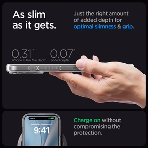 Spigen Ultra Hybrid MagSafe Suojakuori iPhone 15 Pro Max 6,7 valkoinen