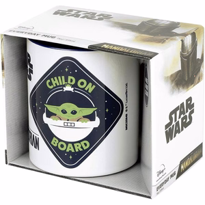 Star Wars The Mandalorian Baby Yoda -keramiikkamuki lahjapakkauksessa, 300 ml