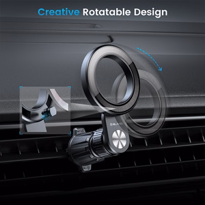 Blavec Car holder BH-03 magnetic Ring to air vent (BH03-MAVRB) black