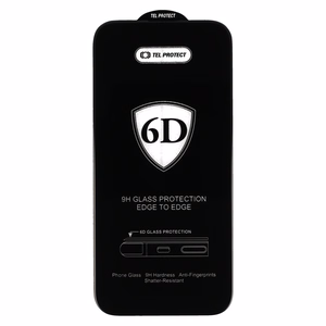 Tel Protect Full Glue 6D karkaistu lasi Motorola Moto G 5G 2025:lle musta