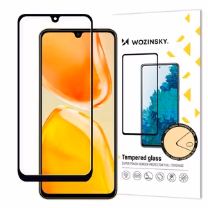 Wozinsky Full Glue kehyksellinen karkaistu koko näytön lasi Vivo X80 Lite / V25:lle, musta (yhteensopiva suojakuoren kanssa)