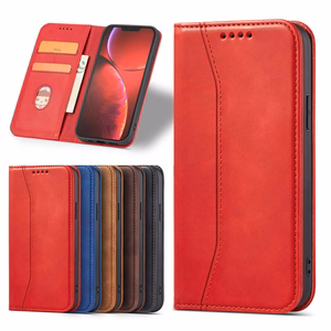 Magnet Fancy Case case for iPhone 14 Plus flip cover wallet stand red