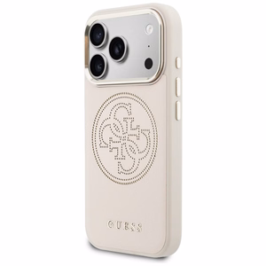 Guess Perforated 4G MagSafe Suojakuori iPhone 17 Pro:lle - Vaaleanpunainen