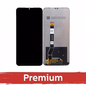 LCD-näyttö yhteensopiva Realme Narzo 50 5G / V23 4G (OPPO A97 5G) musta OEM
