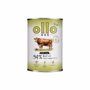 Ollo Plus Collagen Beef – koiran märkäruoka, naudanlihaa ja kollageenia, 400 g