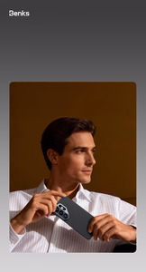 Benks Magnetic Armor Air Kevlar Case Metal Frame 600D (J049) for Samsung Galaxy S26 Plus black