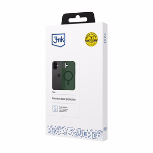 3mk Smoke MagCase iPhone 17:lle vihreä-puoliläpinäkyvä