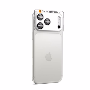 Spigen Optik Pro XL Kameran Linssilasi iPhone 17 Pro Max:lle - Hopeinen