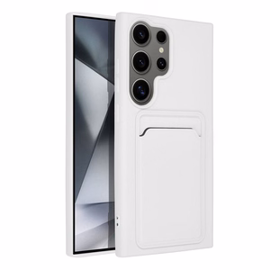 Suojakuori Samsung S24 ULTRA:lle Card Case valkoinen