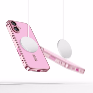 Tech-Protect MagFlex MagSafe Suojakuori iPhone 16:lle - kirkas / vaaleanpunainen