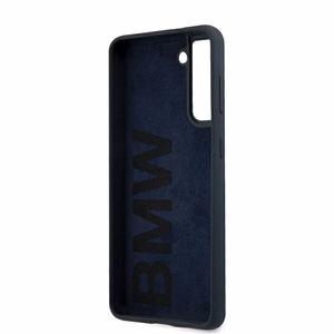 BMW Silikoni Allekirjoitus kotelo Samsung Galaxy S21+ - laivastonsininen